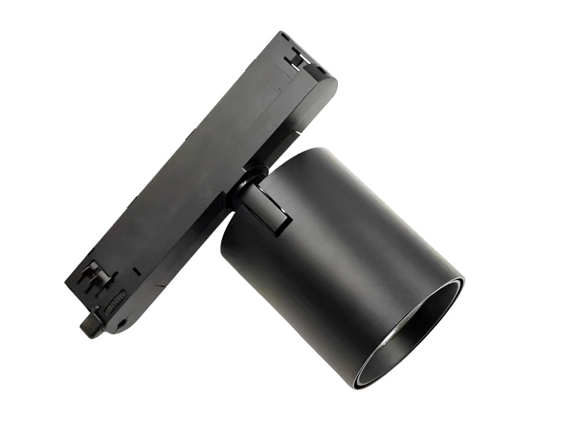 LUMINO Series 30W–40W Cold-Forged Architectural LED Track Light | 3CCT Selectable, In-Track Driver, CRI 90